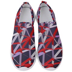 3d Lovely Geo Lines Vii Men s Slip On Sneakers by Uniqued