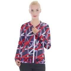 3d Lovely Geo Lines Vii Casual Zip Up Jacket by Uniqued