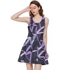 3d Lovely Geo Lines Vi Inside Out Racerback Dress by Uniqued