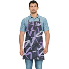 3d Lovely Geo Lines Vi Kitchen Apron by Uniqued