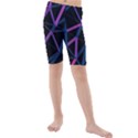 3d Lovely Geo Lines  V Kids  Mid Length Swim Shorts View1