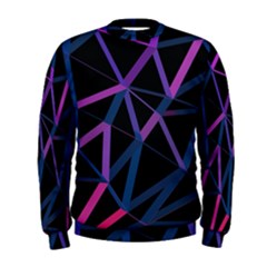 3d Lovely Geo Lines  V Men s Sweatshirt by Uniqued