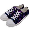 3d Lovely Geo Lines  V Men s Low Top Canvas Sneakers View2