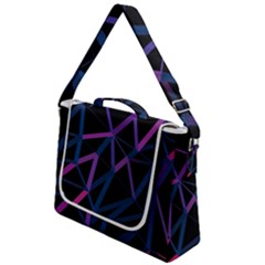 3d Lovely Geo Lines  V Box Up Messenger Bag by Uniqued