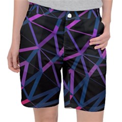 3d Lovely Geo Lines  V Pocket Shorts by Uniqued