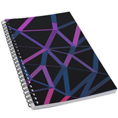 3d Lovely Geo Lines  V 5 5  X 8 5  Notebook by Uniqued