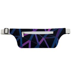 3d Lovely Geo Lines  V Active Waist Bag by Uniqued