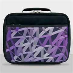 3d Lovely Geo Lines  Iv Lunch Bag by Uniqued