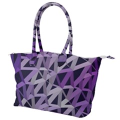 3d Lovely Geo Lines  Iv Canvas Shoulder Bag by Uniqued