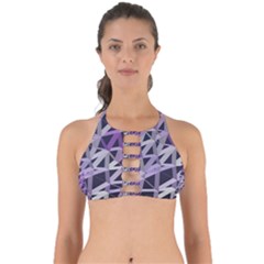 3d Lovely Geo Lines  Iv Perfectly Cut Out Bikini Top by Uniqued