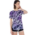 3d Lovely Geo Lines  Iv Perpetual Short Sleeve T-Shirt View1