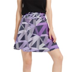 3d Lovely Geo Lines  Iv Waistband Skirt by Uniqued