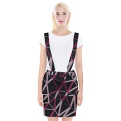 3d Lovely Geo Lines Iii Braces Suspender Skirt by Uniqued