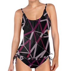 3d Lovely Geo Lines Iii Tankini Set by Uniqued