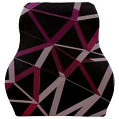 3d Lovely Geo Lines Iii Car Seat Velour Cushion  by Uniqued