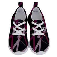 3d Lovely Geo Lines Iii Running Shoes by Uniqued