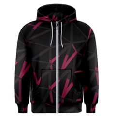 3d Lovely Geo Lines Viii Men s Zipper Hoodie