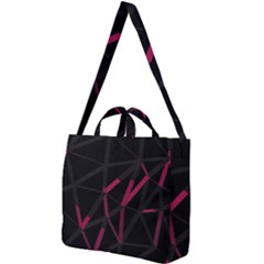 3d Lovely Geo Lines Viii Square Shoulder Tote Bag by Uniqued