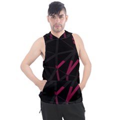 3d Lovely Geo Lines Viii Men s Sleeveless Hoodie by Uniqued