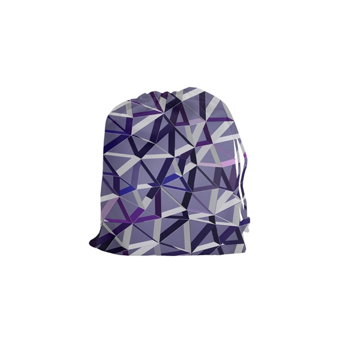 3D Lovely GEO Lines IX Drawstring Pouch (Small)