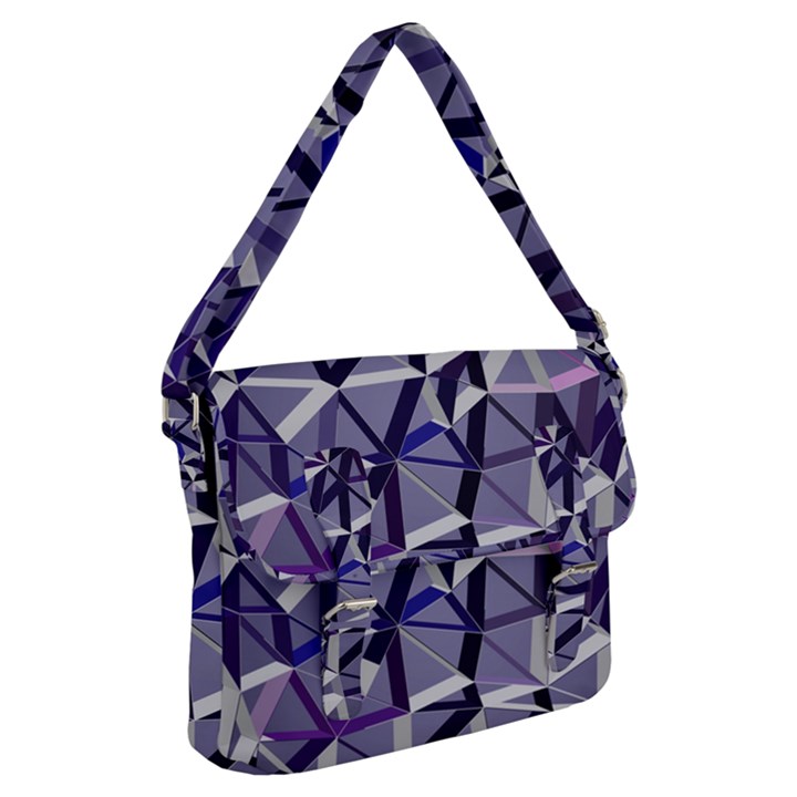 3D Lovely GEO Lines IX Buckle Messenger Bag