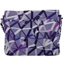 3D Lovely GEO Lines IX Buckle Messenger Bag View3