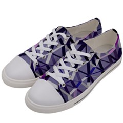 3d Lovely Geo Lines Ix Men s Low Top Canvas Sneakers by Uniqued