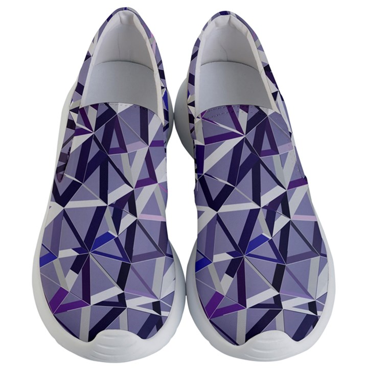 3D Lovely GEO Lines IX Women s Lightweight Slip Ons