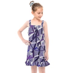 3d Lovely Geo Lines Ix Kids  Overall Dress by Uniqued