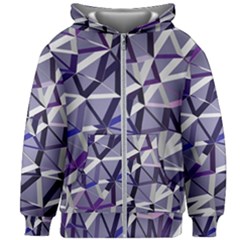 3d Lovely Geo Lines Ix Kids  Zipper Hoodie Without Drawstring by Uniqued