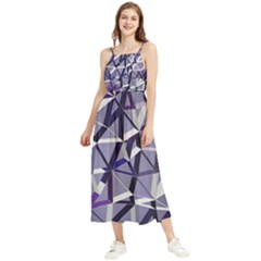 3d Lovely Geo Lines Ix Boho Sleeveless Summer Dress by Uniqued