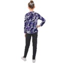 3D Lovely GEO Lines IX Kids  Long Mesh Tee View2