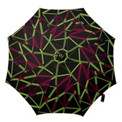 3d Lovely Geo Lines X Hook Handle Umbrellas (small) by Uniqued