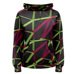 3d Lovely Geo Lines X Women s Pullover Hoodie