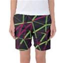 3D Lovely GEO Lines X Women s Basketball Shorts View1