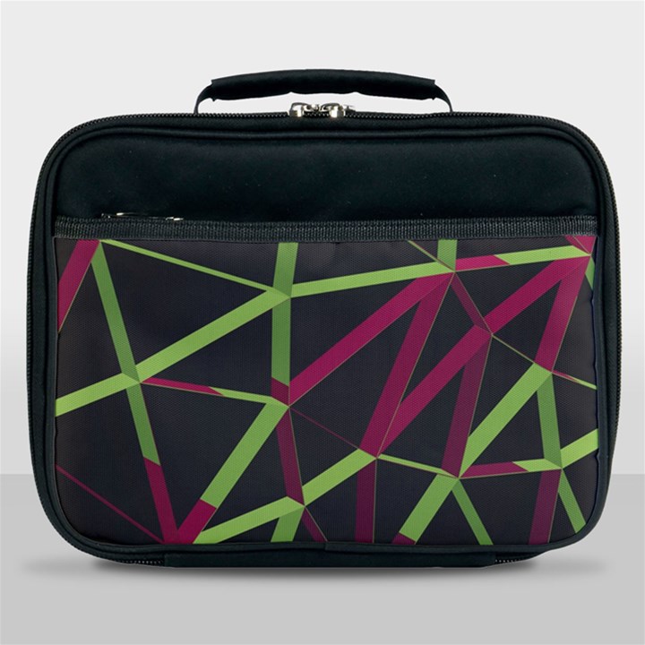 3D Lovely GEO Lines X Lunch Bag