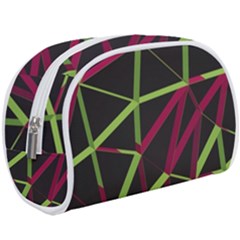 3d Lovely Geo Lines X Make Up Case (large) by Uniqued