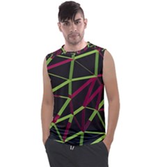 3d Lovely Geo Lines X Men s Regular Tank Top by Uniqued