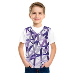 3d Lovely Geo Lines X Kids  Basketball Tank Top