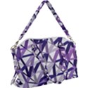 3D Lovely GEO Lines X Canvas Crossbody Bag View1