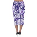 3D Lovely GEO Lines X Velvet Midi Pencil Skirt View2