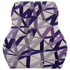 3d Lovely Geo Lines X Car Seat Velour Cushion  by Uniqued