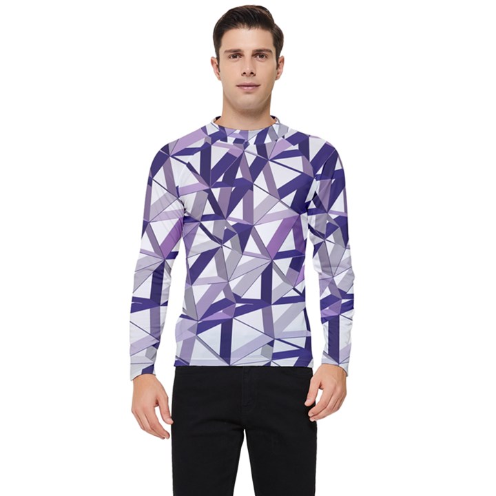 3D Lovely GEO Lines X Men s Long Sleeve Rash Guard