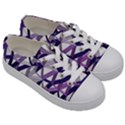 3D Lovely GEO Lines X Kids  Low Top Canvas Sneakers View3