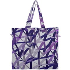 3d Lovely Geo Lines X Canvas Travel Bag by Uniqued