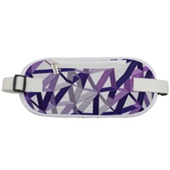 3d Lovely Geo Lines X Rounded Waist Pouch by Uniqued