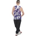 3D Lovely GEO Lines X Men s Sleeveless Hoodie View2