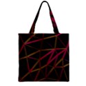 3D Lovely GEO Lines XI Zipper Grocery Tote Bag View2