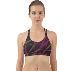 3d Lovely Geo Lines Xi Back Web Sports Bra by Uniqued