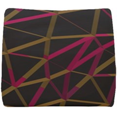 3d Lovely Geo Lines Xi Seat Cushion by Uniqued